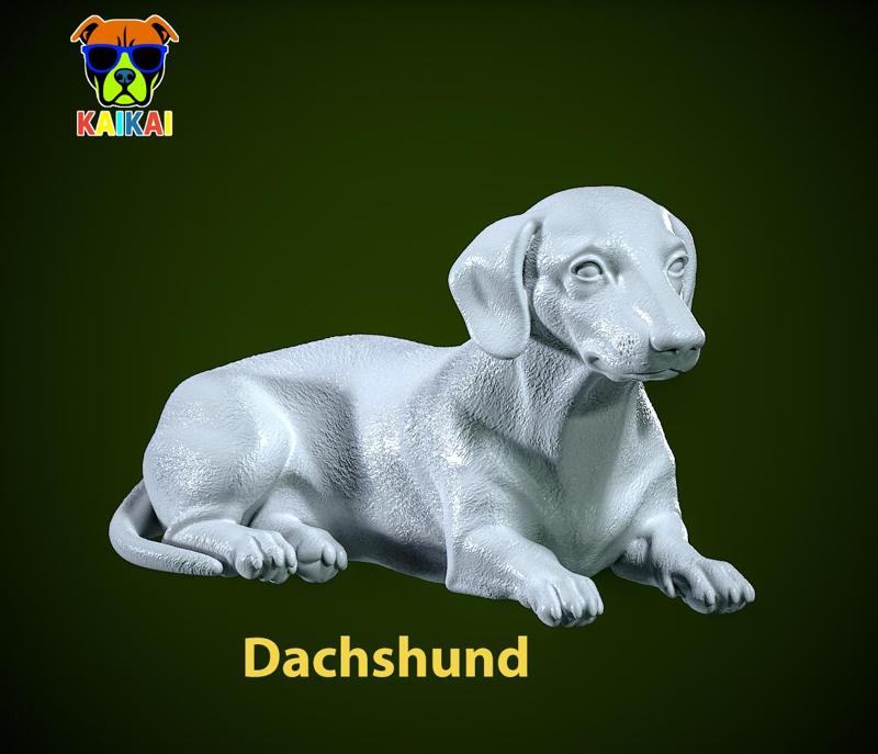 Dachshund in urban vibe - 3D print