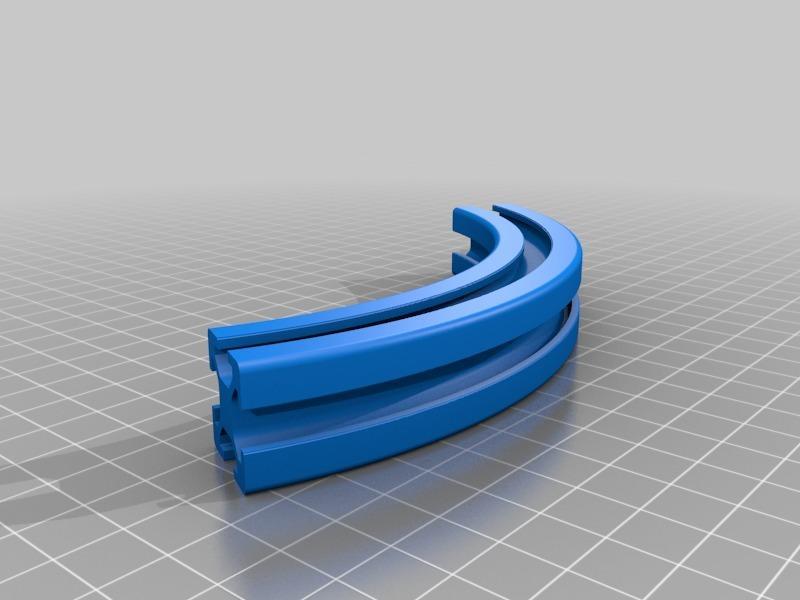 Curved 2020 Extrusion Profile