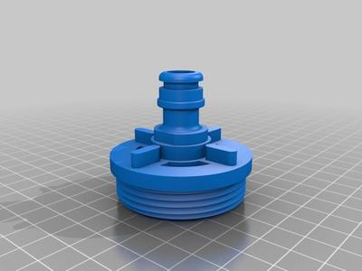 Hose adaptor for Deck fill cap
