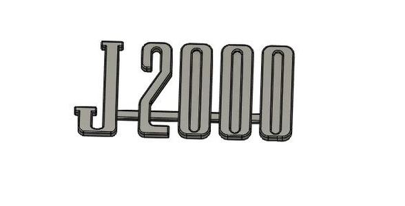 Jeep truck J-2000 Emblem