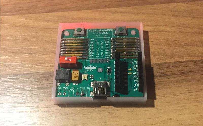 Flexible NodeMCU ESP8266 programmer (for ESP-12 / ESP-08 / ESP-07) Case