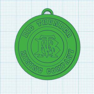 Big Thunder Mountain Disneyland keychain