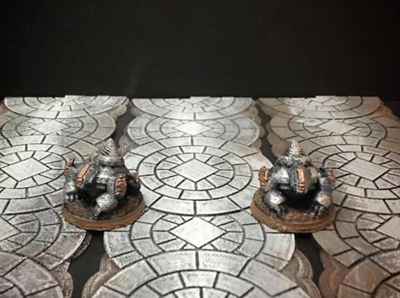 Netherforge Mine Badgers (28mm/Heroic scale)