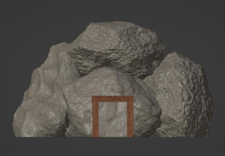Mine Entrance ( 28mm Scale )