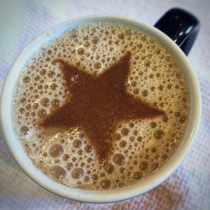 Coffee Stencil - Five-Pointed Star - New Style
