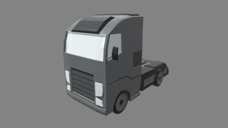 Low Poly Truck // Design 03
