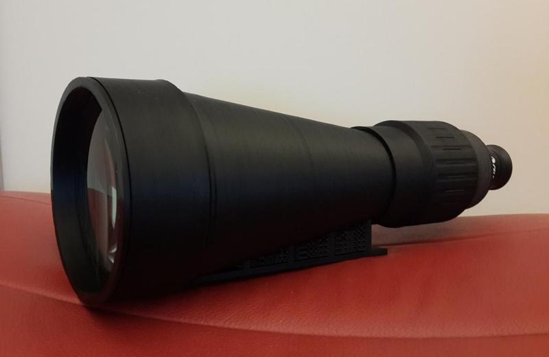 110mm Keplerian refractor telescope