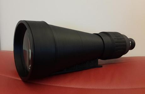 110mm Keplerian refractor telescope
