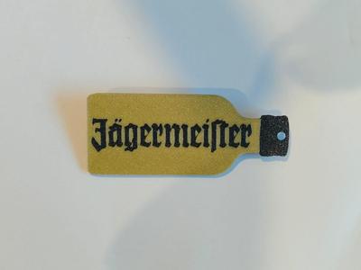 Jägermeister Bottle Keychain v4