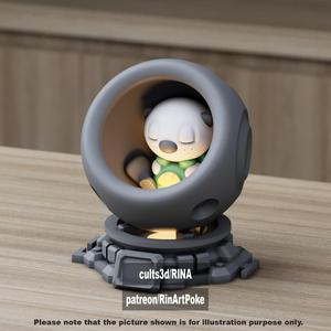 Oshawott in healing machine pods