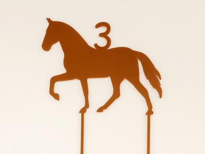 Cake Topper Cake Decoration Horse 3