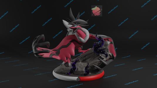 Yveltal presupported 3D print model