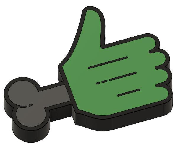 Zombie Thumbs Up Light Box