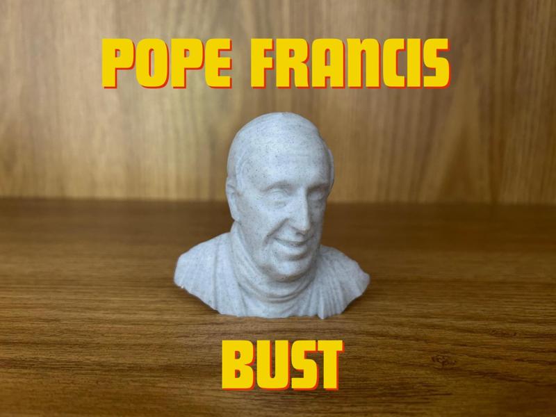 POPE FRANCIS commemorative bust