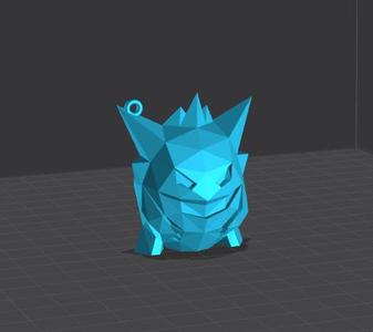 Gengar  Pokemon Keychain