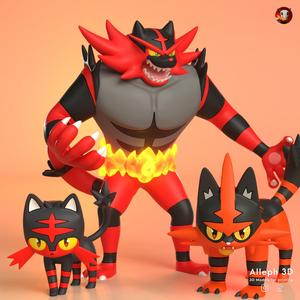 Pokemon litten evolution pack