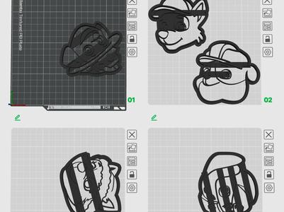 Paw Patrol Cookie Cutter Set