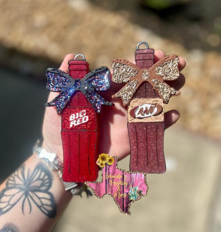 Big Red with Bow Freshie Mold - 3D Model Mold Box for Silicone Freshie Moulds