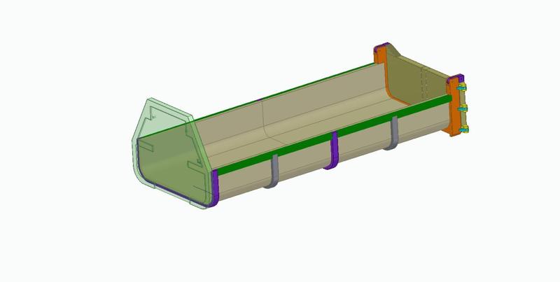 Trough low hook lift dispenser Leimbach no Lesu - WEDICO 162mm