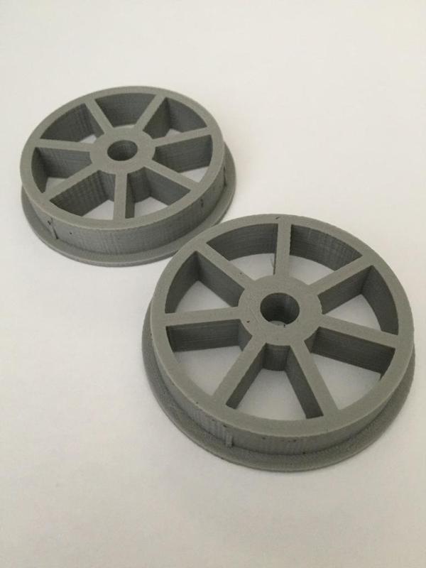 Spool Hub 56mm x 8mm - Rev2 with tapered shims