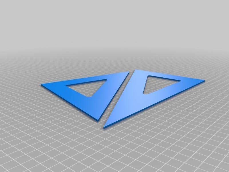 Set Square Kit for Technical Drawing (20cm & 25cm)