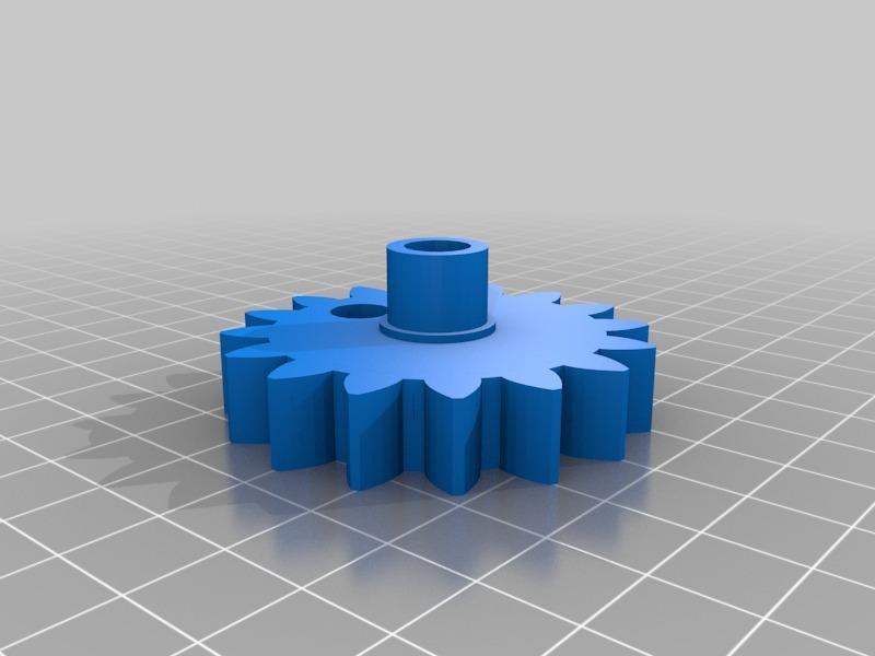 Gear wheels and racks for jpan's Finger-powered Driving wheel (Train-like Mechanics)