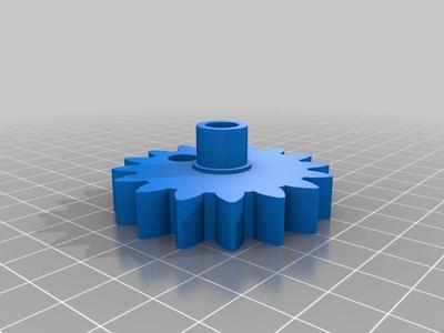 Gear wheels and racks for jpan's Finger-powered Driving wheel (Train-like Mechanics)