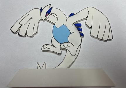 Lugia Pokemon TCG card display holder - Standard Top Loader