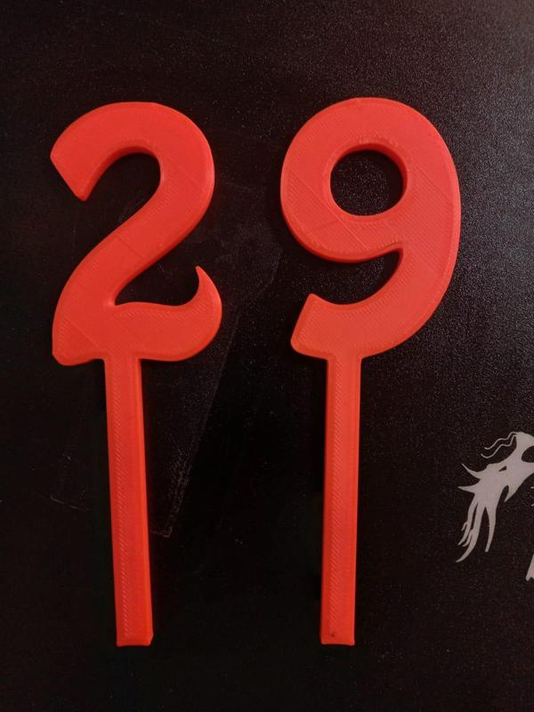 Toppers/ Cake topper Numbers