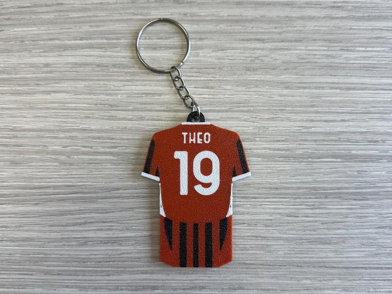 Theo Hernández T-Shirt Keychain - AC Milan