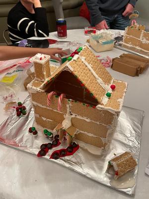 Ginger Bread House - Graham Cracker Building Supports
