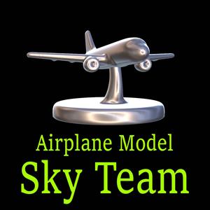 Airplane Model For Sky Team Board Game