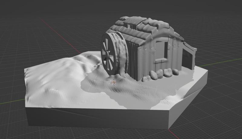 Water Wheel, HEROES, MIGHT MAGIC, TERRAIN, TOKEN GAME BOARD