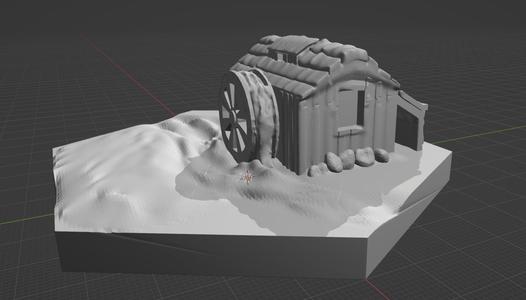 Water Wheel, HEROES, MIGHT MAGIC, TERRAIN, TOKEN GAME BOARD