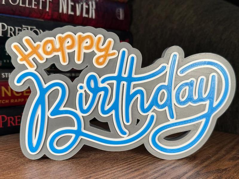 Happy Birthday Sign