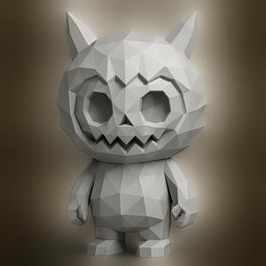 LABUBU low poly by lapiz creativo