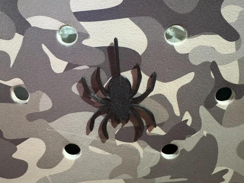 Hanging Spider Halloween Bogg Bag Charm