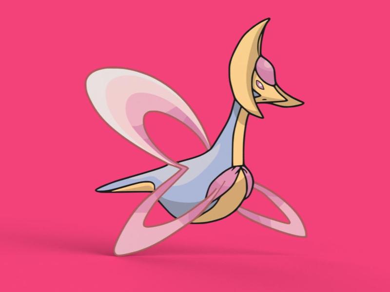 Cresselia Wall Art