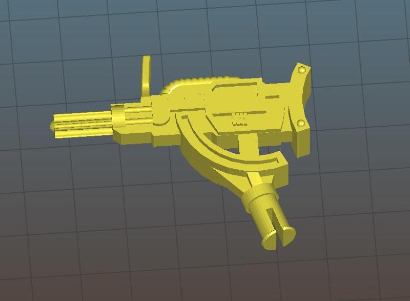 MOTU Mantisaur blaster replacement