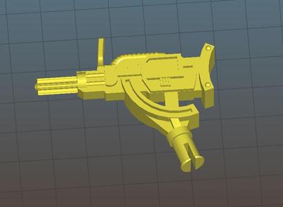 MOTU Mantisaur blaster replacement