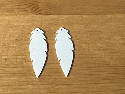 feather earrings