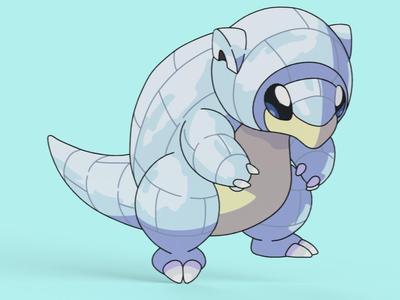 Alolan Sandshrew Wall Art