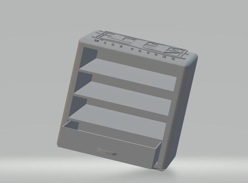 cabinet for cartridges