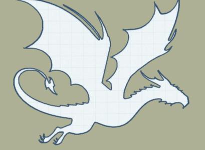 Dragon stencil