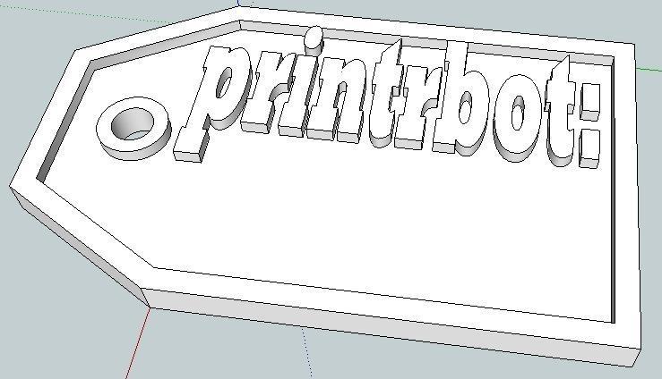 PrintrBot Name Tag