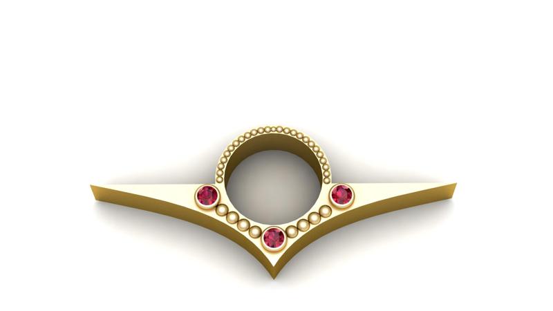 luxury statement ring 3D printable model