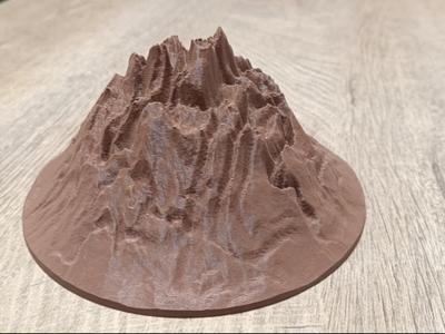 Volcano classroom experiment