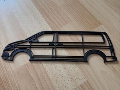 VW T6 Line Art - Wall Decoration