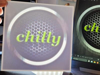 Lithophane Logo "chilly"