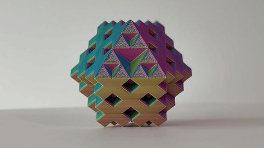 Recursive Cube Cross Fractal | Level 2